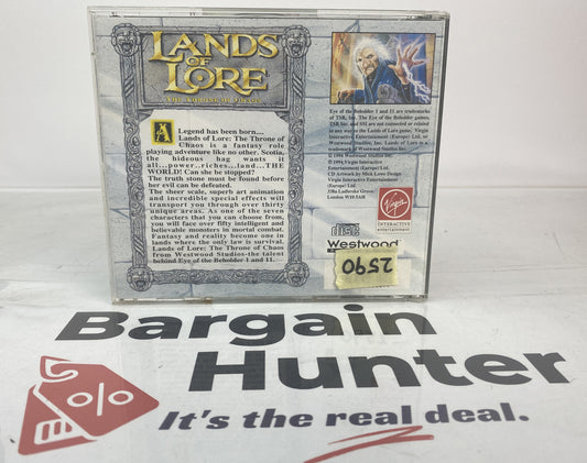 2590 Lands Of Lore The Throne Of Chaos PC Game Only In Good Condition