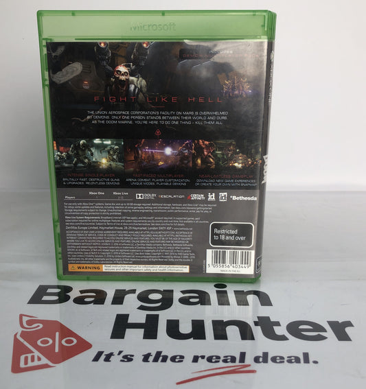 Doom Rated R18+ Xbox One In Good Condition