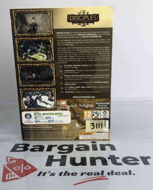 3111 Disciples 3 Gold Edition PC complete Game In Good Condition