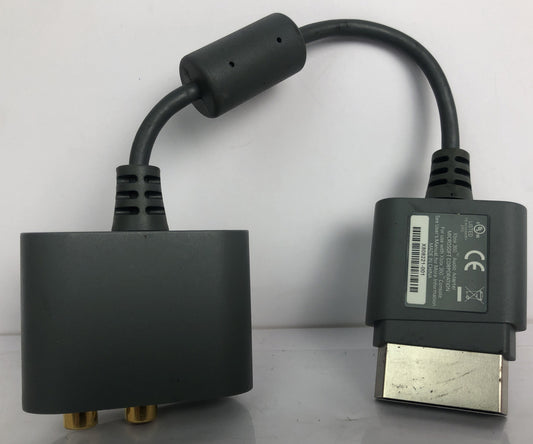 Microsoft Xbox 360 Audio Adapter RCA / Optic Out Audio Video Cable