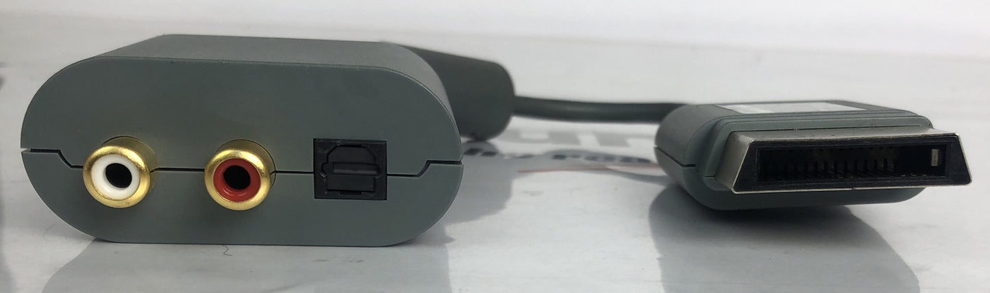 Microsoft Xbox 360 Audio Adapter RCA / Optic Out Audio Video Cable