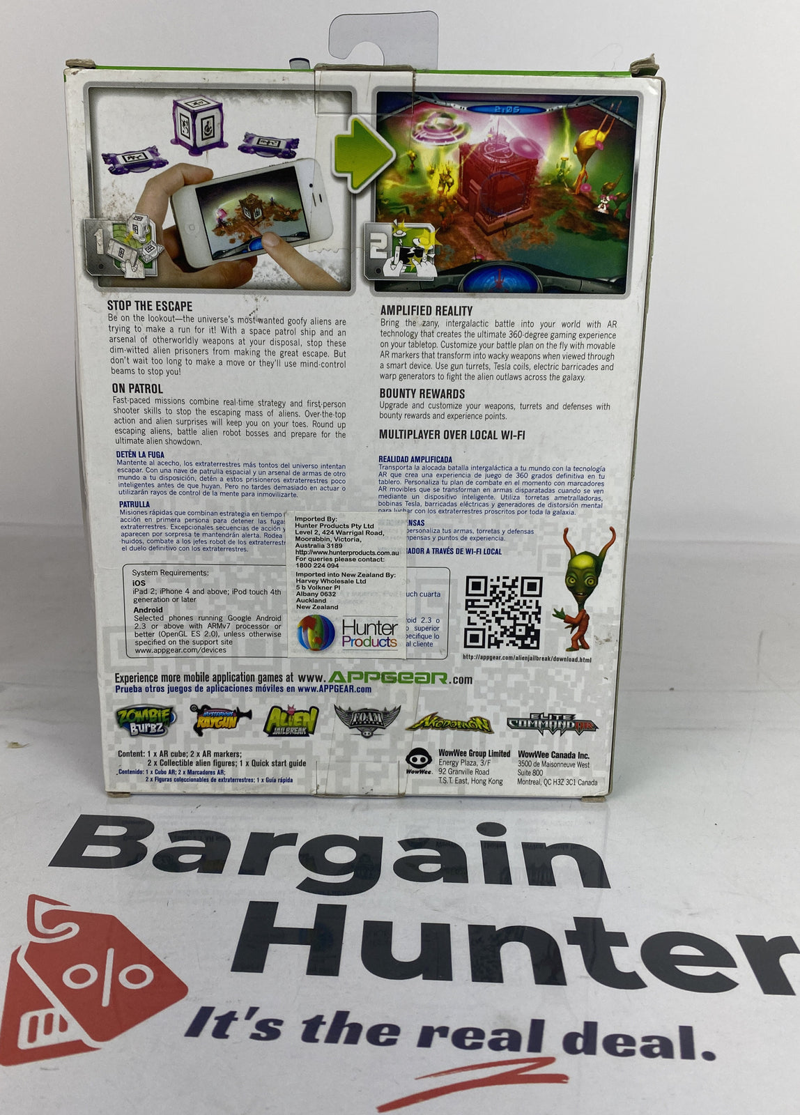 2056 App Gear Alien Jail Break Interactive Figure Set In OK Condition