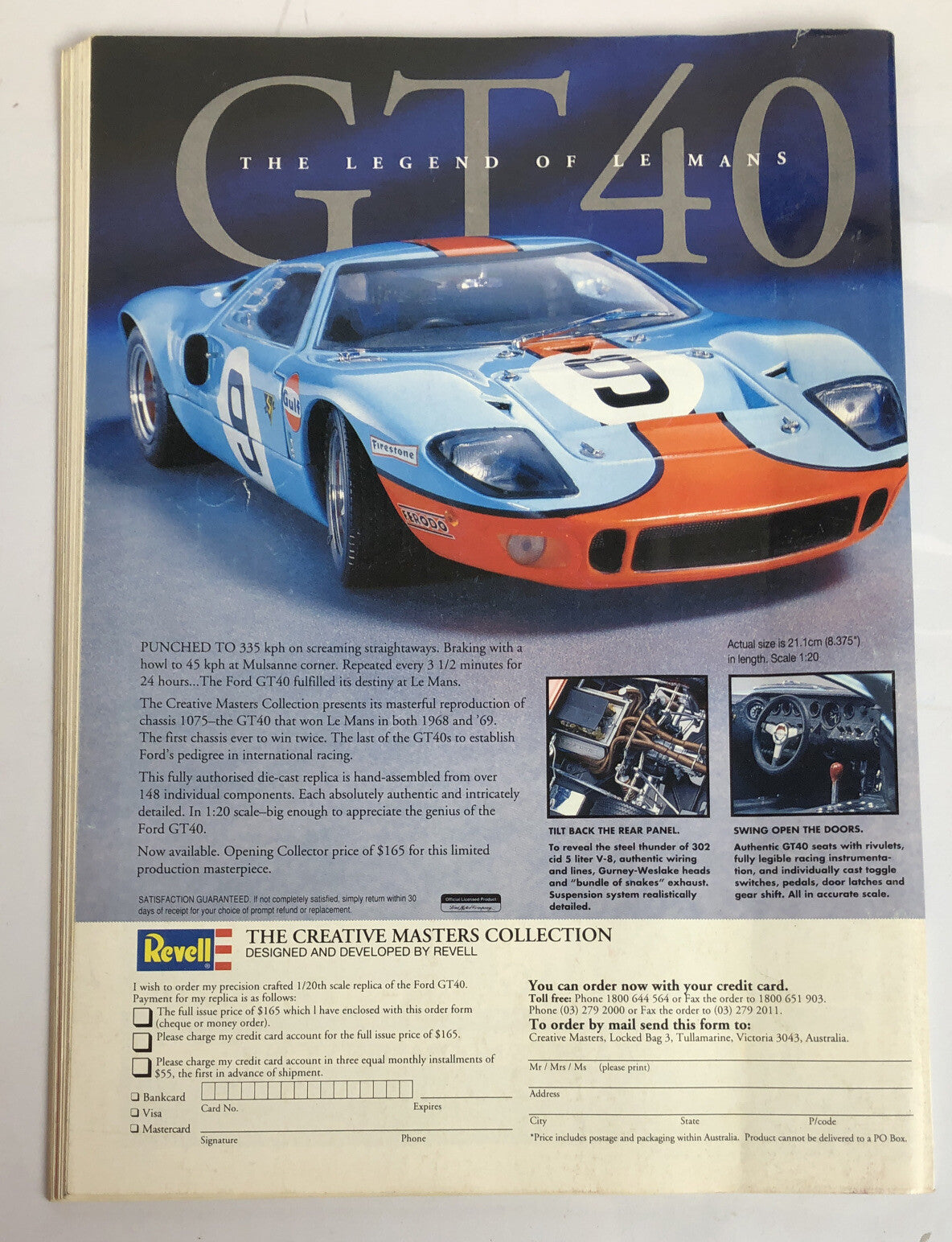 Australian Classic Car July 1994 Magazine Vintage In Good Condition