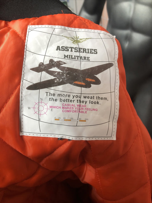 Asstseries Militare NASA Long Sleeve Jumper Size L In Good Condition F65