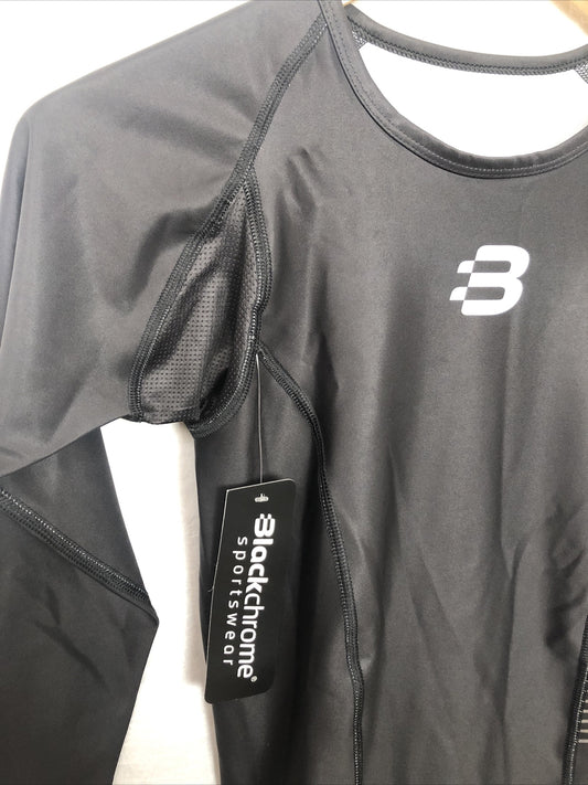 Black Chrome Sportswear Cycling Long Sleeve Top Size XS Brand New with Tags F123
