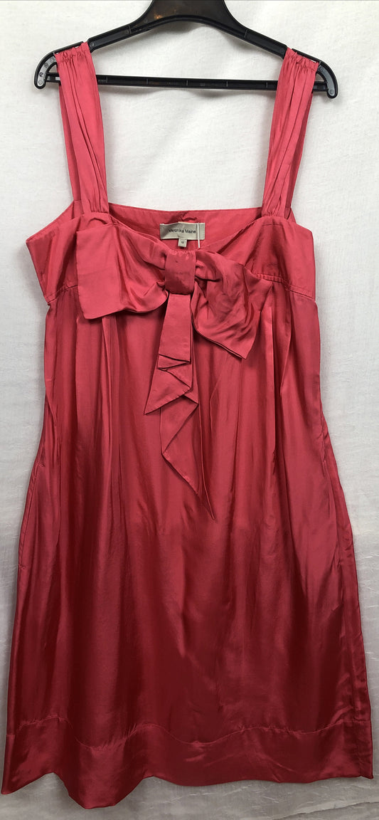 Veronika Maine Cocktail Casual Dress Size 12 Brand New With Tags RRP $195 F36
