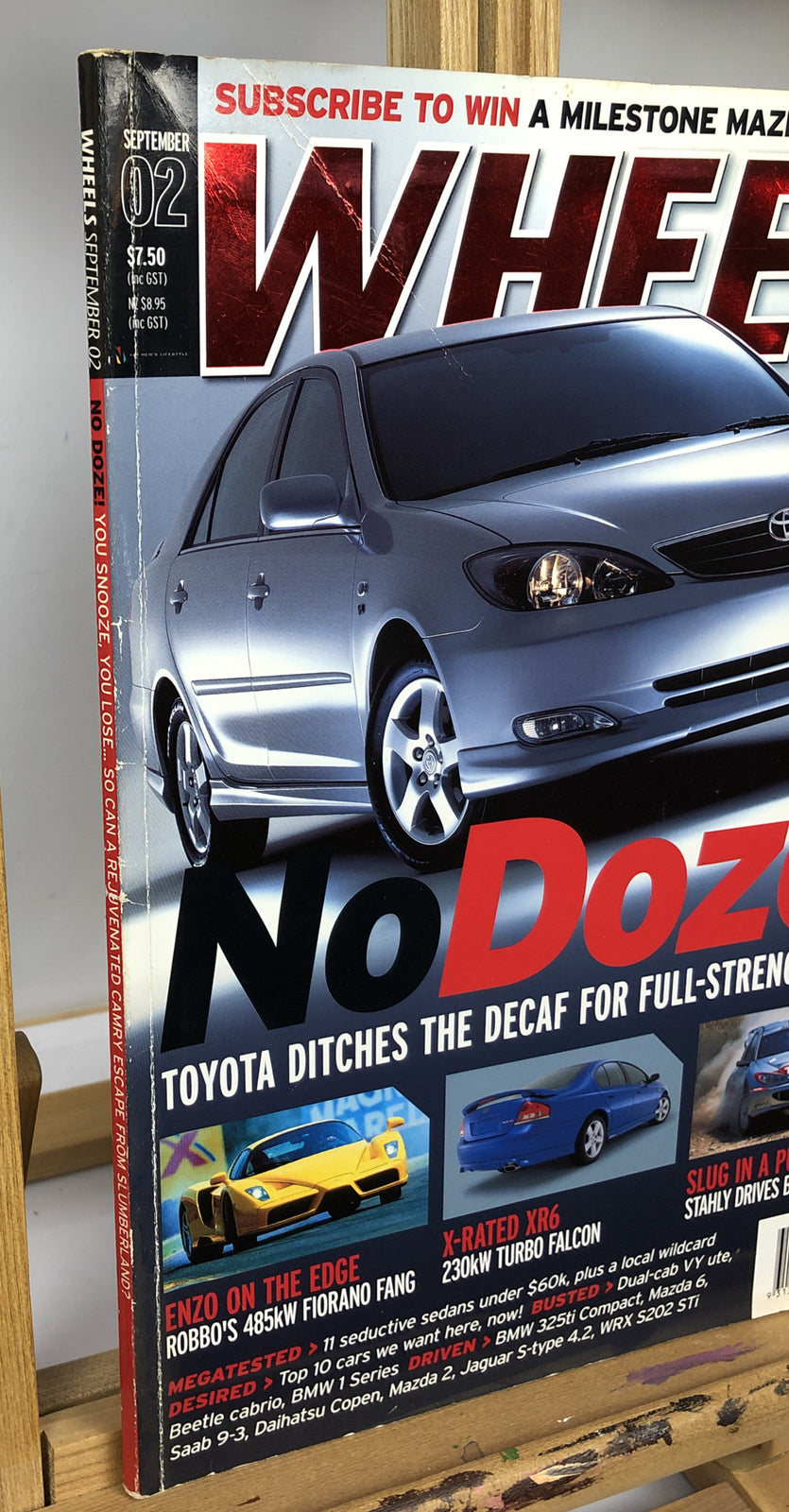 Wheels September 2002 Vintage Magazine In OK Condition