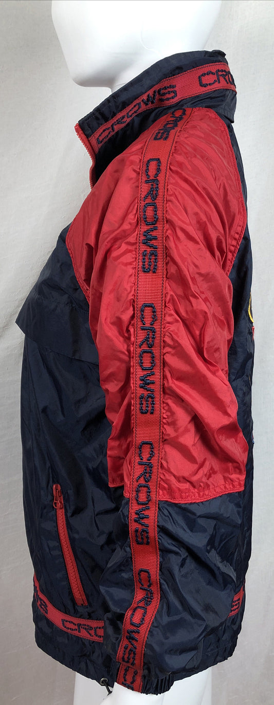 AFL Adelaide Crows Wet Weather Jacket Size M In Good Condition F207