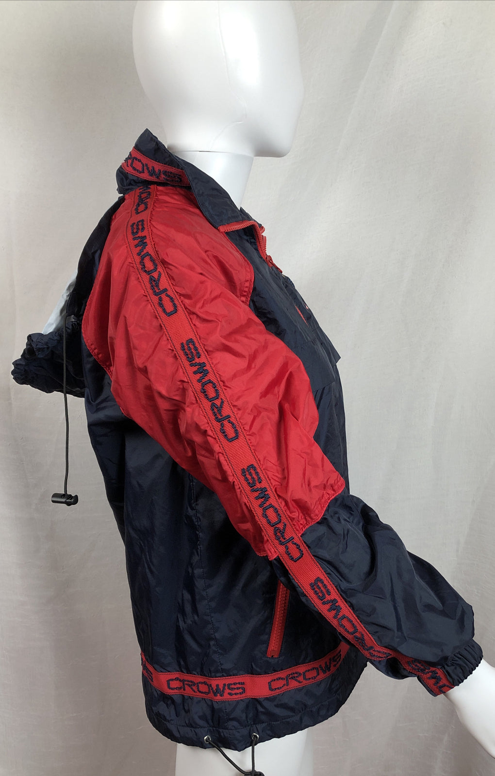 AFL Adelaide Crows Wet Weather Jacket Size M In Good Condition F207