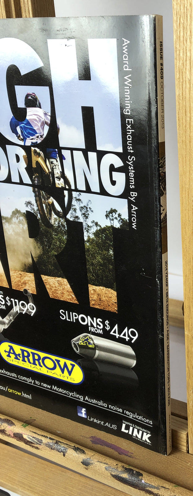 Australasian Dirt Bike #409 October 2013 Magazine In Good Condition