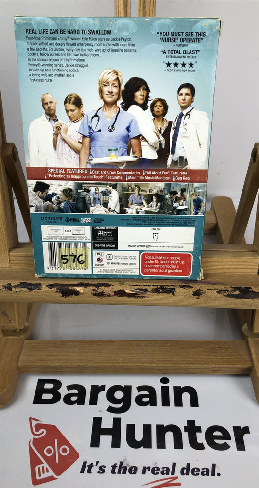 C576 Nurse Jackie Holy Shift Season Two Complete 3-disc DVD region 4