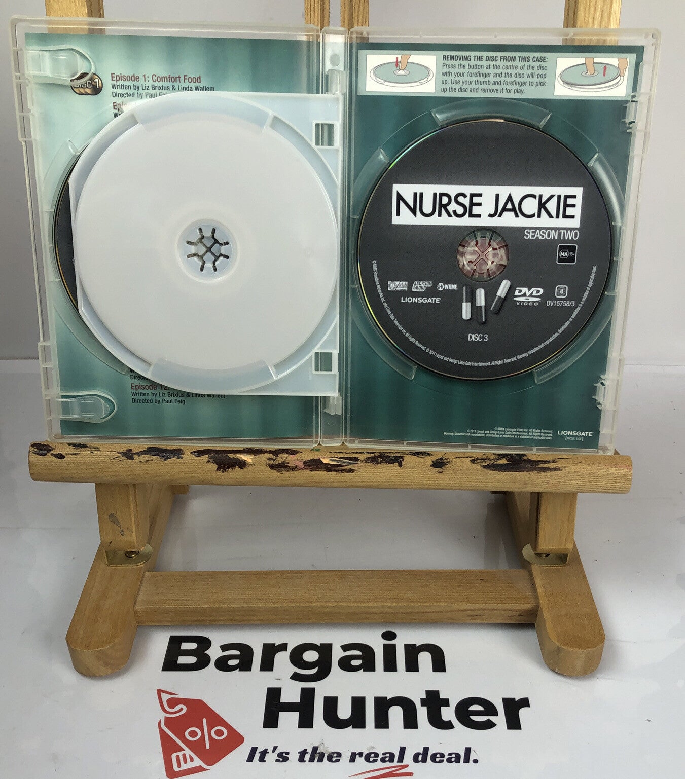 C576 Nurse Jackie Holy Shift Season Two Complete 3-disc DVD region 4