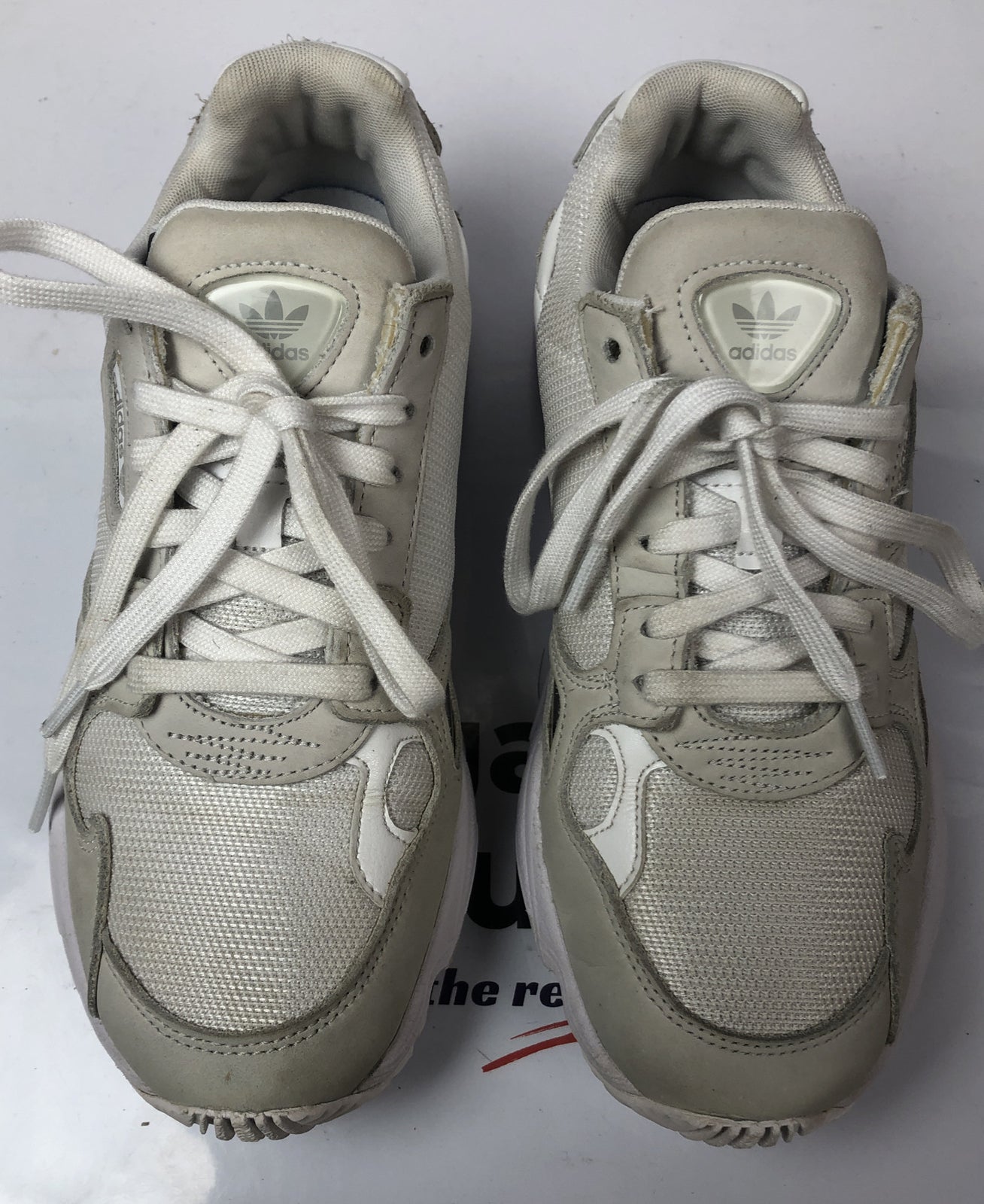 F265 Adidas Torsion Ladies White sneakers shoes US 8 UK 6 1/2