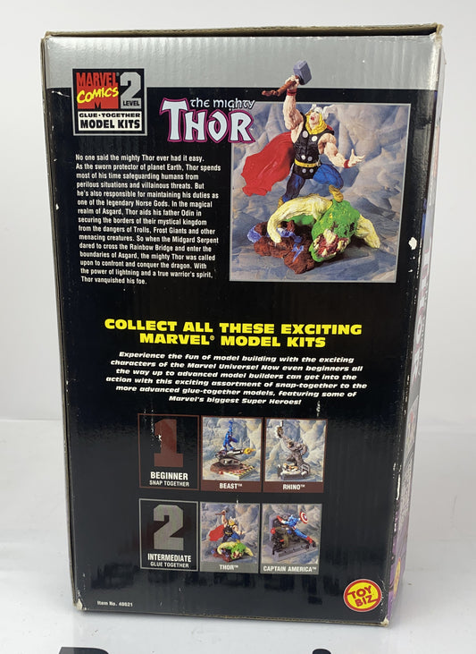 2132 Marvel Comics Level 2 Glue Together Model Kit The Mighty Thor Brand New
