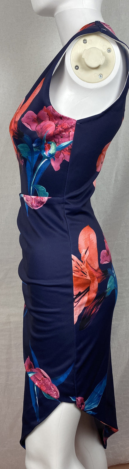 White Closet Floral Summer Casual Dress Size 8 Brand New With Tags F184