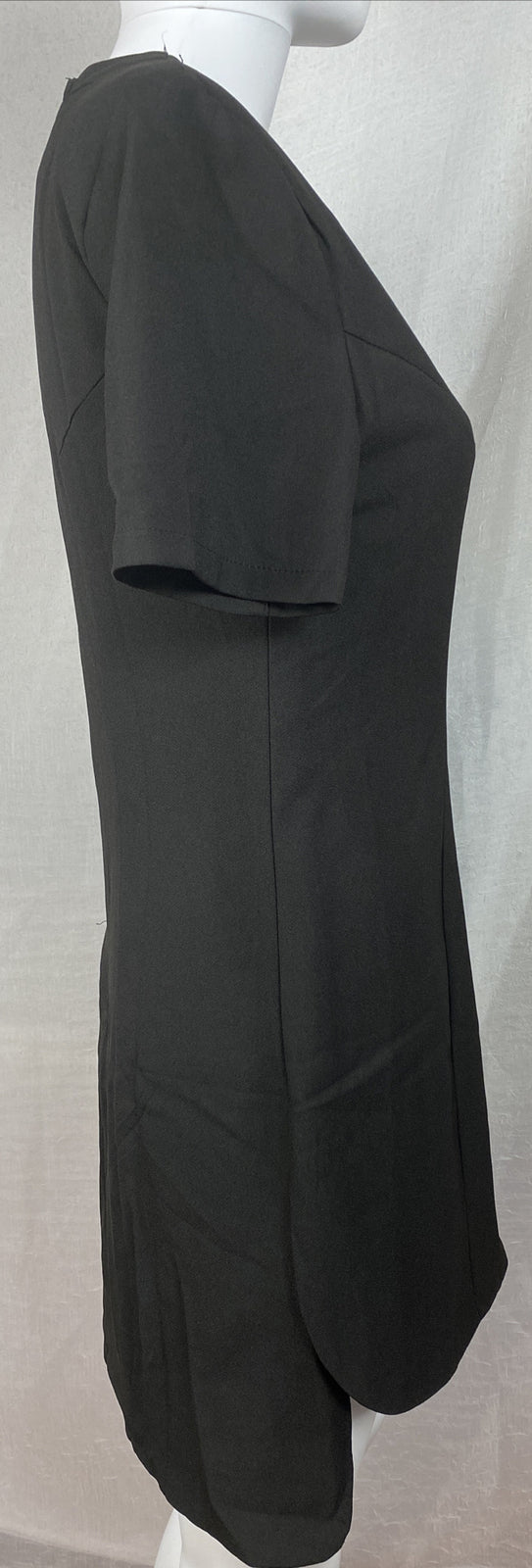 Mika & Gala Black Smart Causal Workwear Dress Size 8 In Good Condition F326