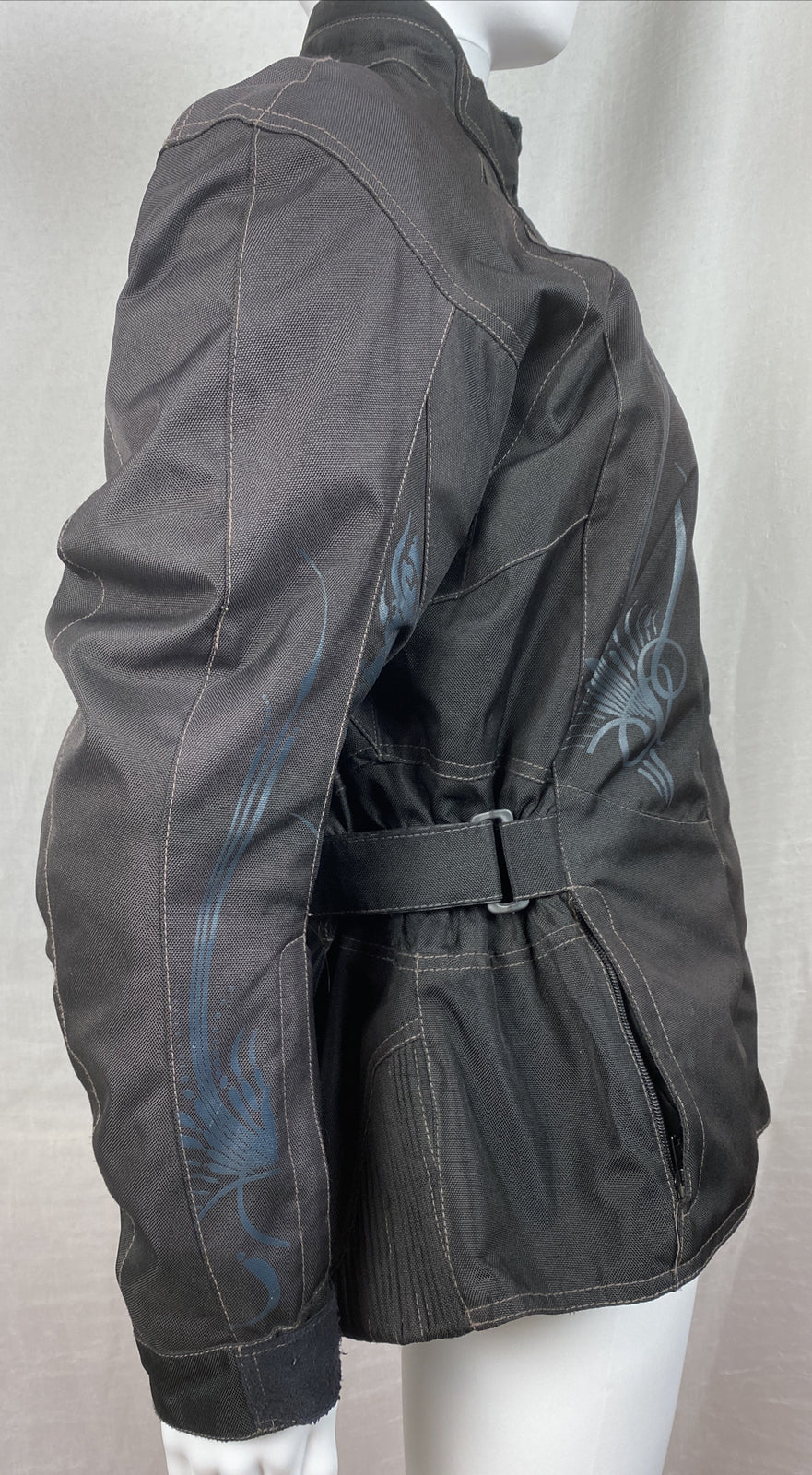 DRI Rider Apparel Motorcycle Long Sleeve Jacket Size 14 In Good Condition F349