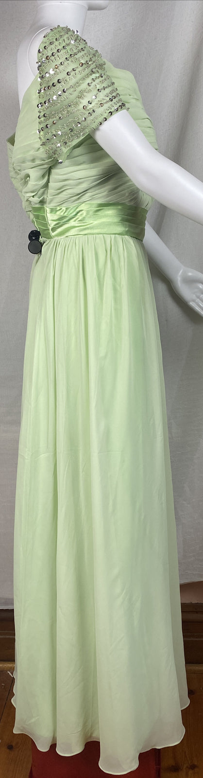 Dress Shop Green Formal Party Wedding Dress Size 16 Brand New With Tags