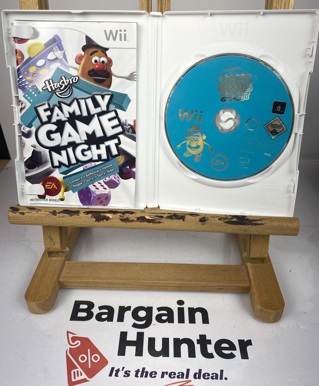 3012 Hasbro Family Game Night PAL Nintendo Wii Complete Game