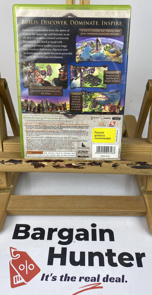 2380 Sid Meiers Civilization Revolution PAL Xbox 360 Complete