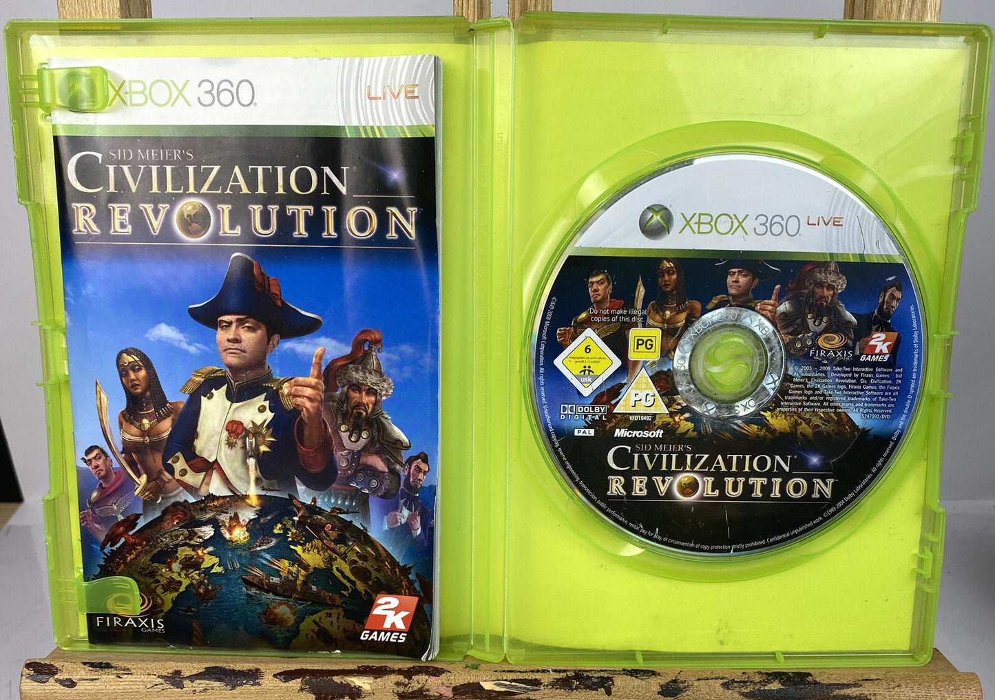 2380 Sid Meiers Civilization Revolution PAL Xbox 360 Complete