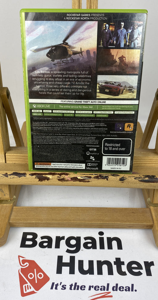 2366 Grand Theft Auto V Five PAL Xbox 360 Complete