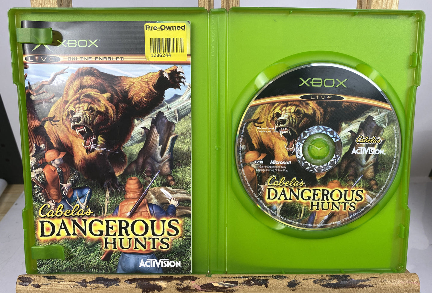 2187 Cabala's Dangerous Hunts PAL Xbox Complete Game