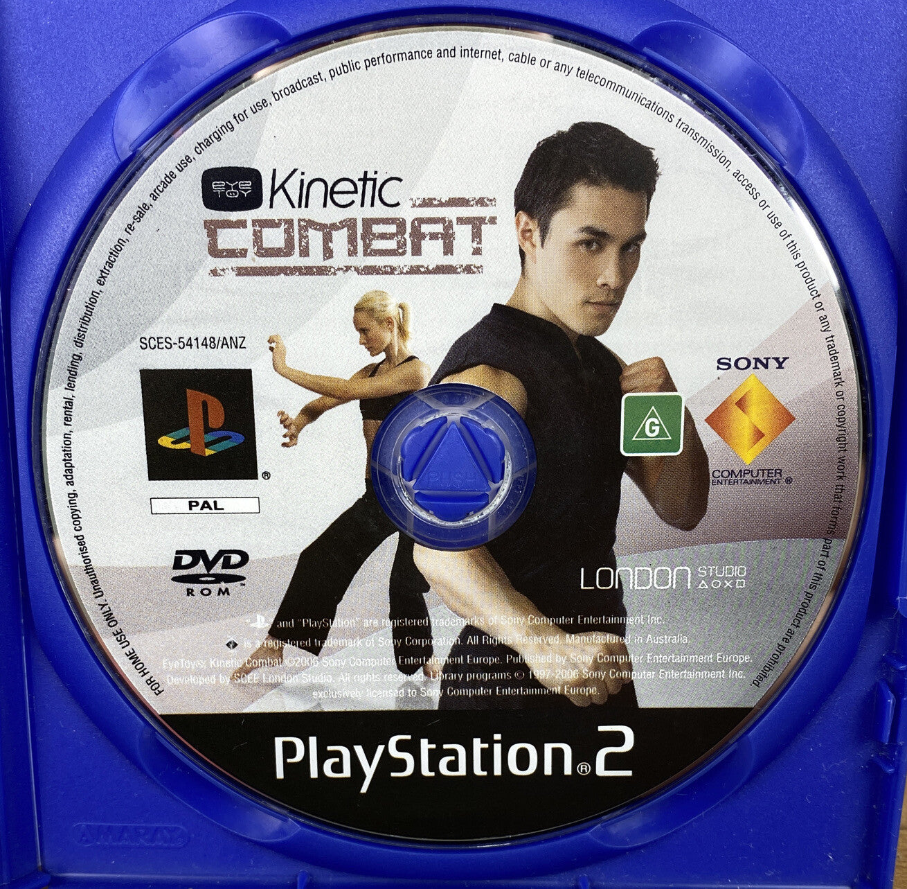 2438 Eye Toy : Kinetic Combat PAL Playstation 2/PS2 InComplete Game