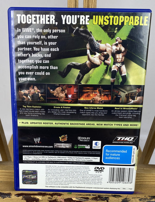 3306 WWE Smack Down Vs Raw 2009 Featuring ECW Playstation 2/PS2 Complete Game