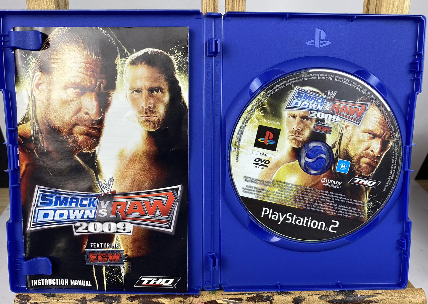 3306 WWE Smack Down Vs Raw 2009 Featuring ECW Playstation 2/PS2 Complete Game