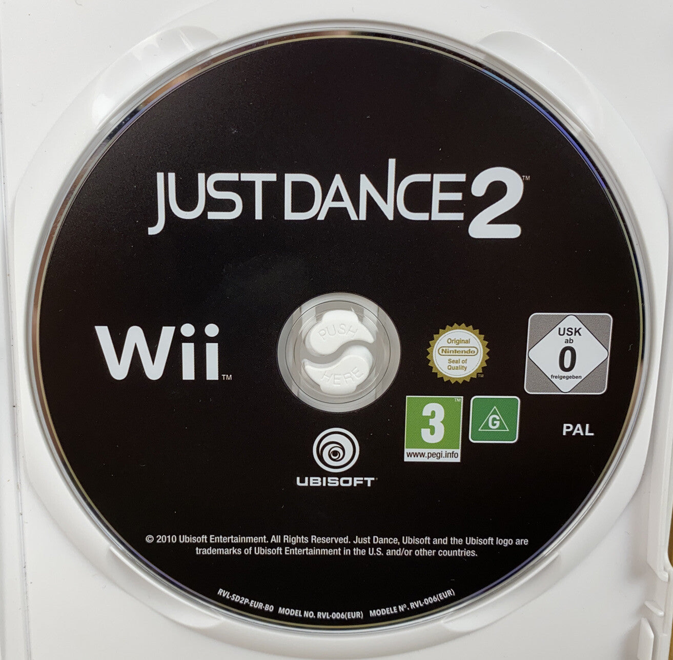 2844 Just Dance 2 PAL Nintendo Wii Disc Only Game