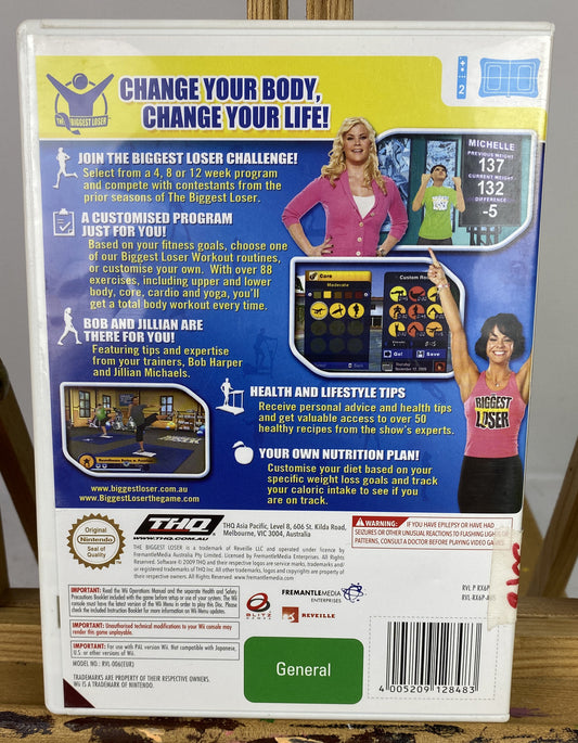3018 The Biggest Loser PAL Nintendo Wii Complete Game