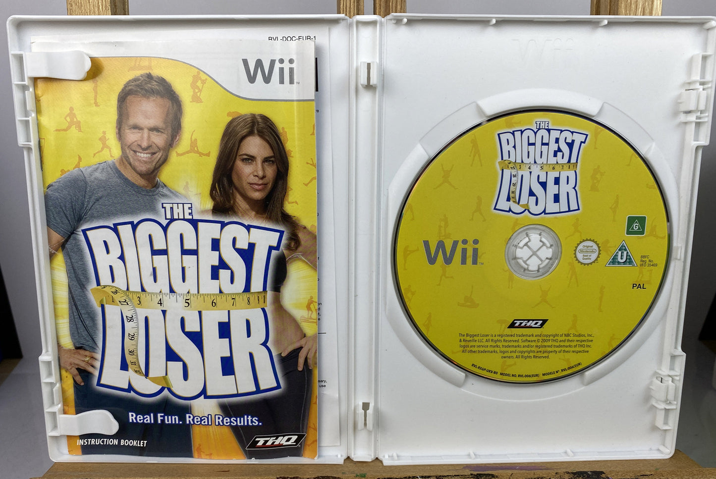 3018 The Biggest Loser PAL Nintendo Wii Complete Game