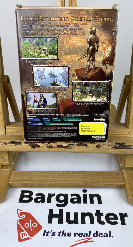 3157 Microsoft Age Of Empires 3 The War Chiefs PC Complete Game In VGC