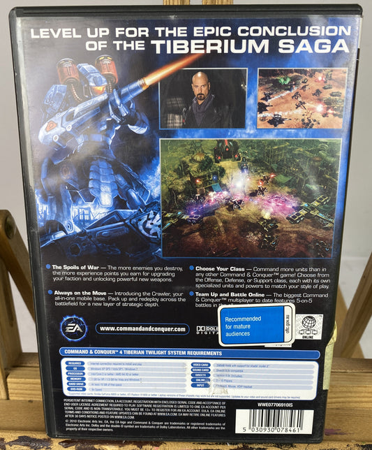 2885 Command & Conquer Tiberian Twilight PC Incomplete Game In Good Condition