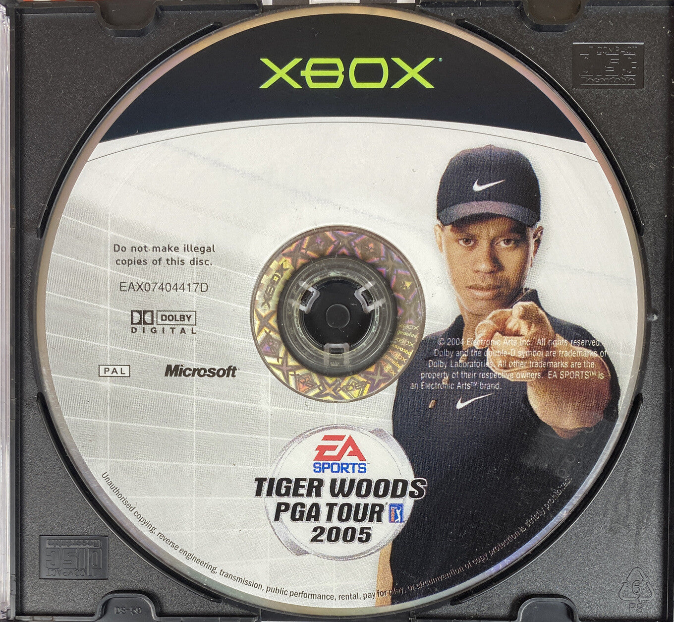 EA Sports Tiger Woods PGA Tour 2005 PAL Microsoft xbox Disc Only Game