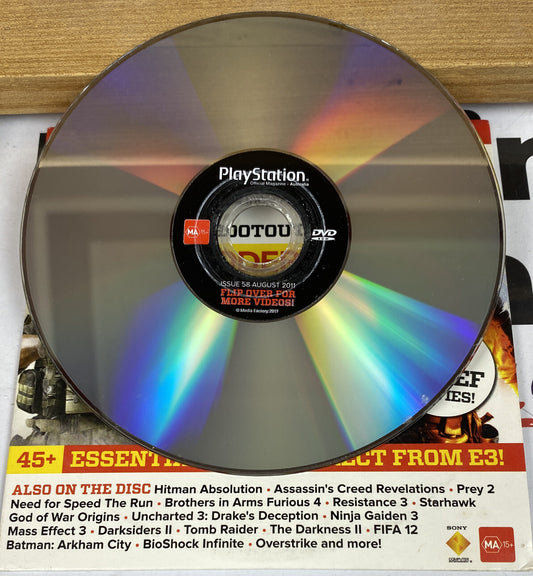 Playstation Official Magazine Demo Issue 58 PAL Playstation 2/PS2 Disc Only Game