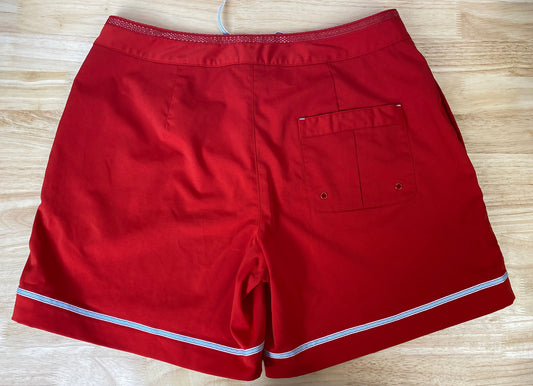 Nike Laddies Sports Red Shorts Size M In Good Condition F6