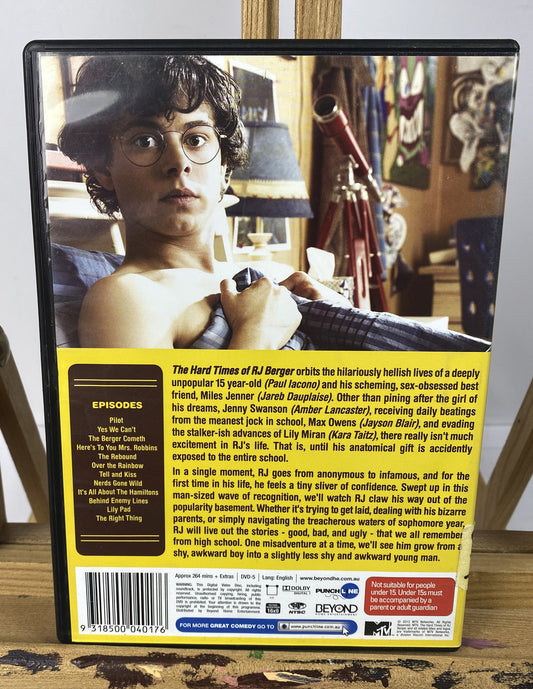 C579 The Hard Times Of RJ Berger Season One 3 Disc DVD Set In Good Condition