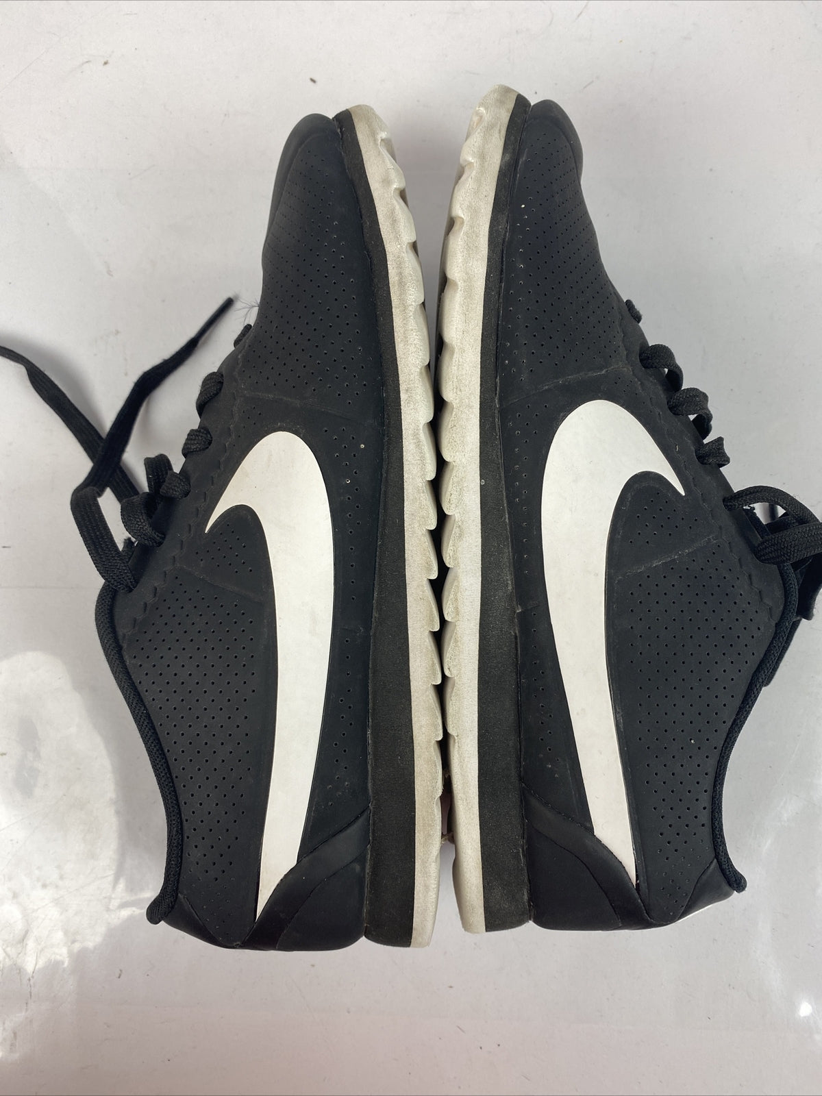 F357 Nike Black Cortez Ultra Shoes US 7 UK 4.5 In Good Condition