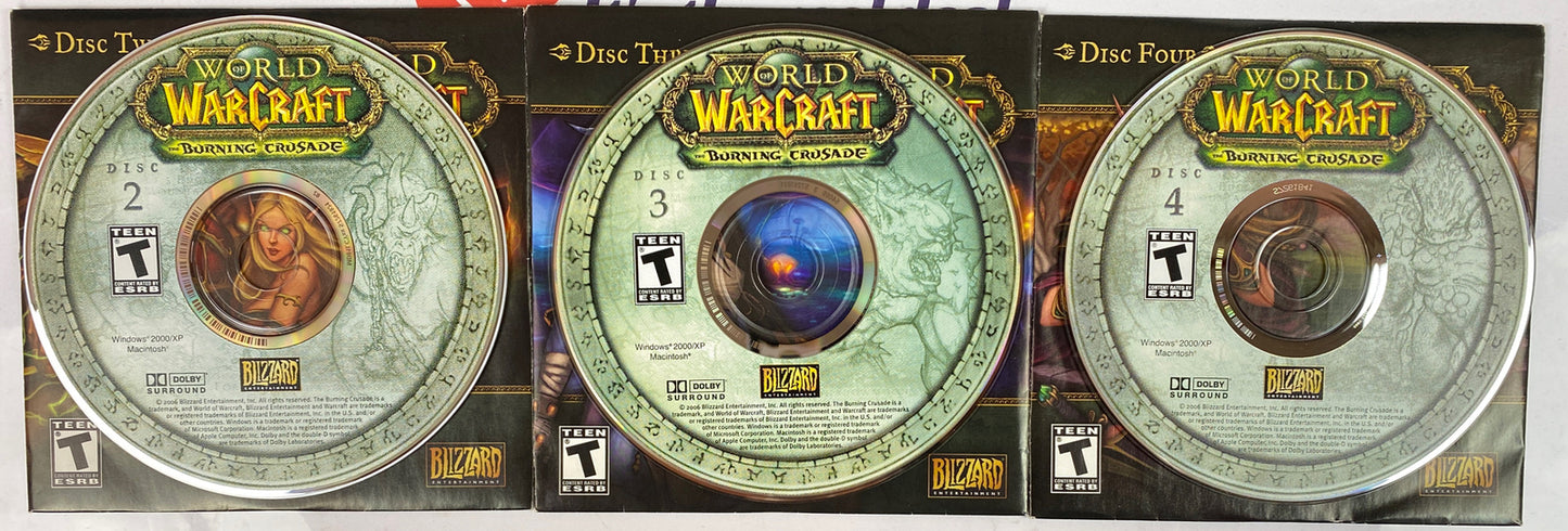 3338 World Of Warcraft The Burning Crusade PC complete Game In Good Condition