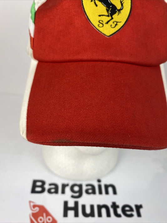 F384 Scuderia Ferrari Snap Cap / Hat In Good Condition Adjustable Sizing