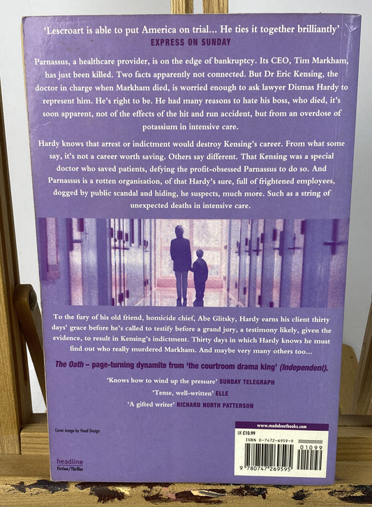 The Oath John Lescroart Novel In OK Condition