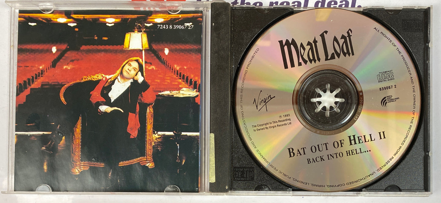 C694 Meat Loaf Bat Out Of Hell 2 Music CD In Ok Condition
