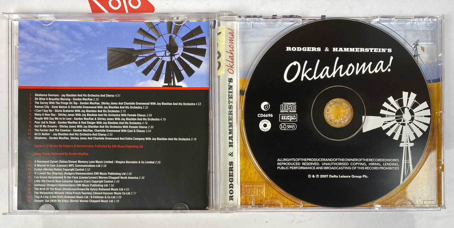 C684 Oklahoma ! Rodgers And Hammerstein's Music CD In Good Condition