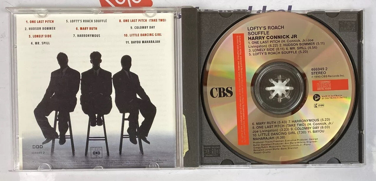 C678 Harry Connick, JR. Trio Lofty's Roach Souffle Music CD In Good Condition