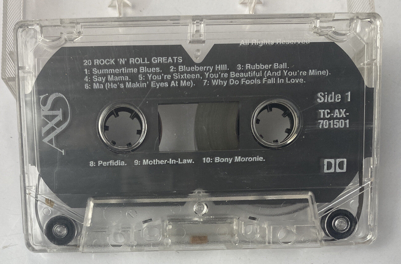 M925 20 Rock'N'Roll Greats Cassette Tape In Good Condition