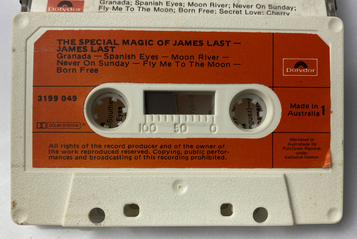 M917 James Last. The Special Magic Of James Last. Cassette Tape In OK Condition