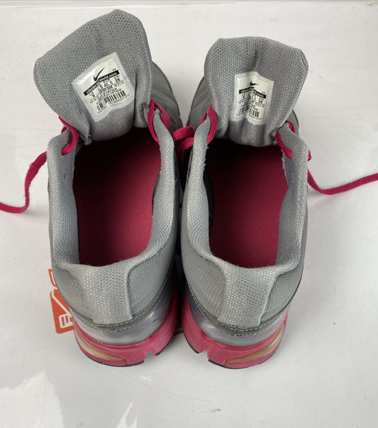 F454 Nike Air Max Sliver And Pink Shoes US 9 UK 6.5 In Good Condition