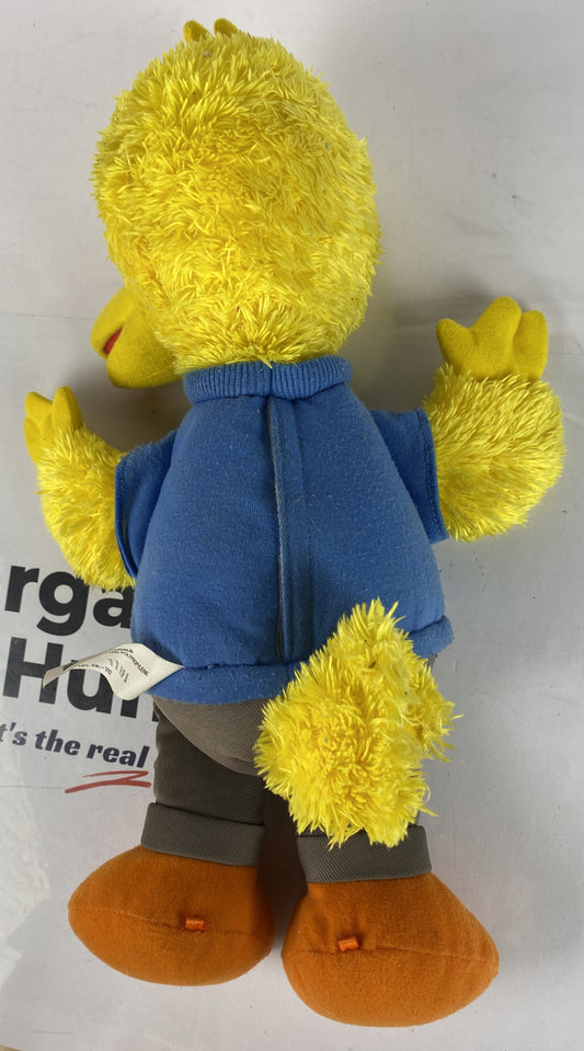 BIG BIRD Sesame Street Talking Plush Soft Toy Doll Hasbro ABC Cartoon 40cm 2010